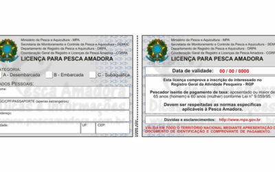 MUITA ATENÇÃO PARA A NOVA PORTARIA DE PESCA!!!