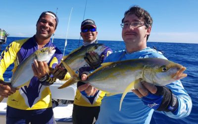 Como sempre muitos peixes na Tubara, belíssimas capturas, muita emoção na linha